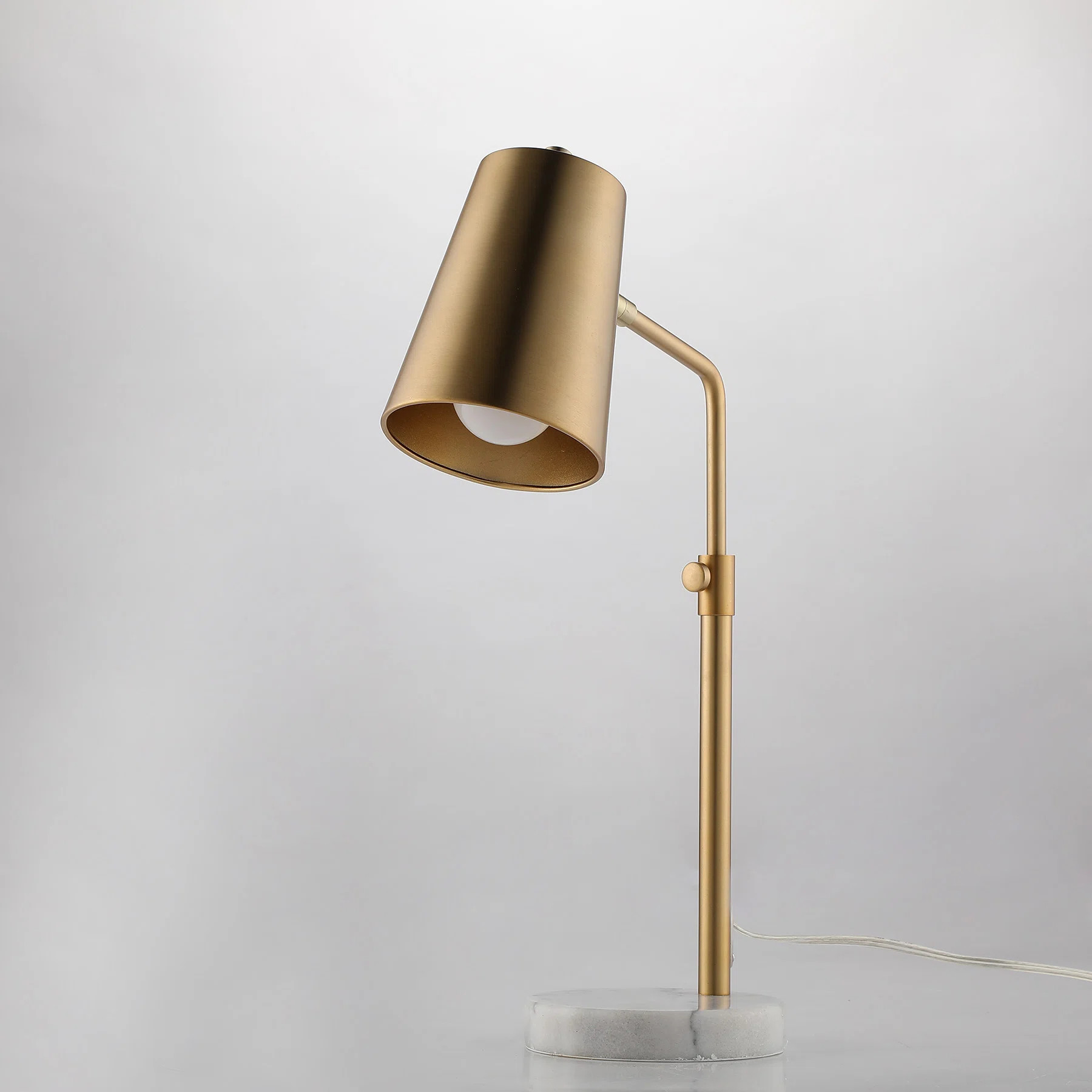 Vazquez 20" Brass Desk Lamp | Wayfair North America