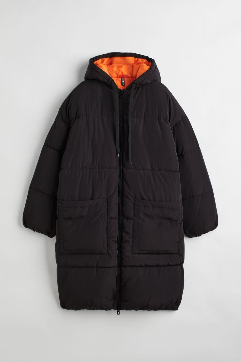 Oversized Puffer Coat - Black - Ladies | H&M US | H&M (US + CA)