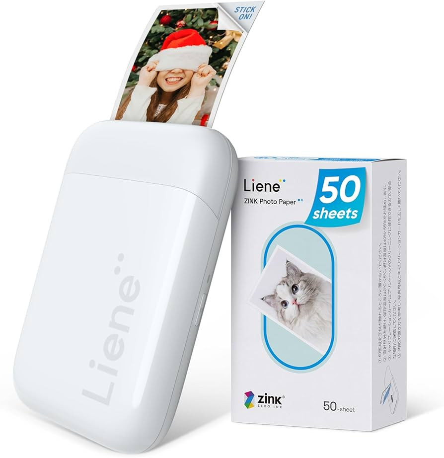 Liene 2x3” Photo Printer, Mini Instant Portable Color Mono Picture Printer Bundle 50 Zink Adhes... | Amazon (US)