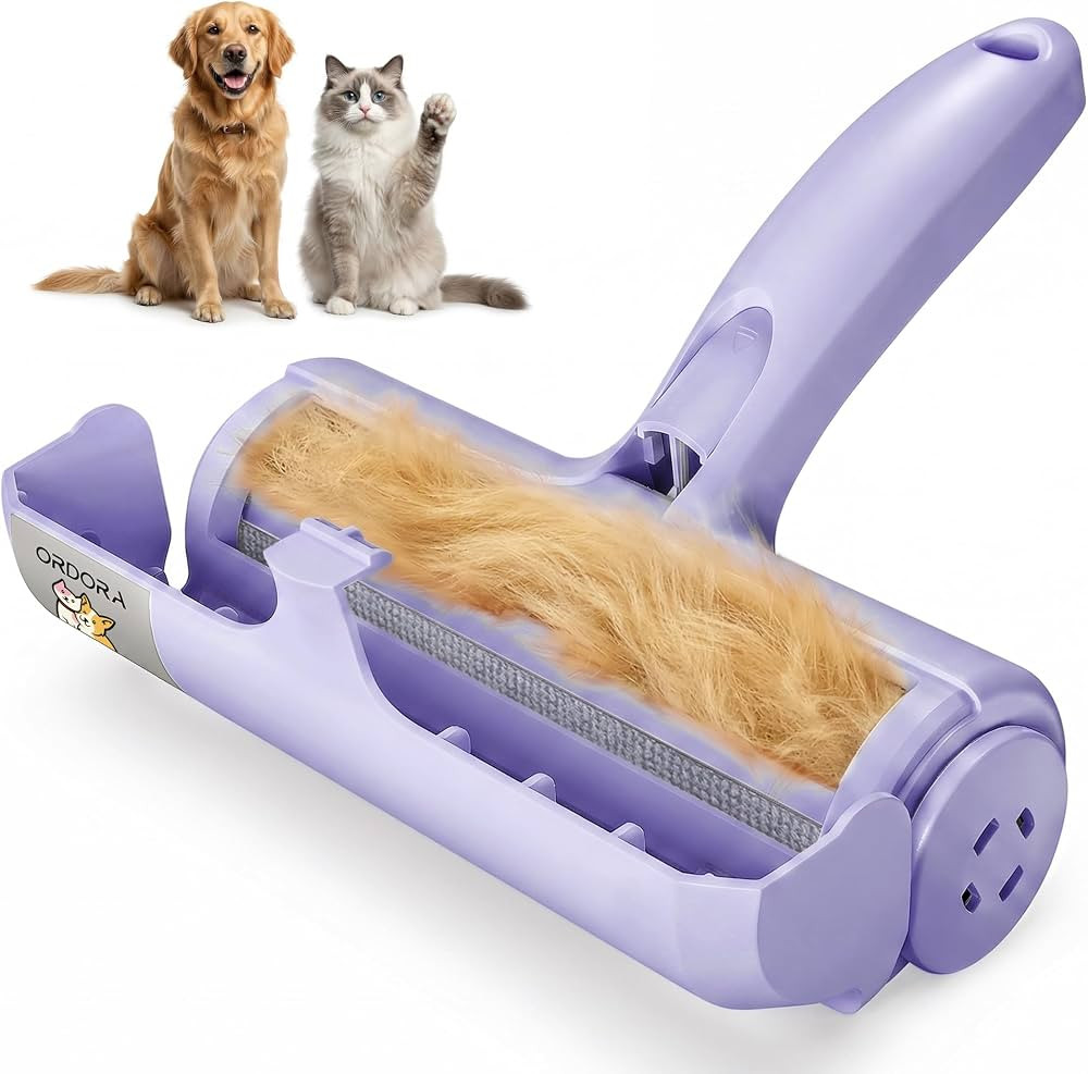 ORDORA Pet Hair Removal Tool: Reusable Lint Roller for Pet Hair - Portable Pet Hair Remover - Dog... | Amazon (US)