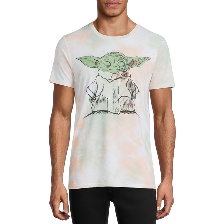 Star Wars Mandalorian Men's & Big Men's Tie Dye Short Sleeve Graphic T-Shirt - Walmart.com | Walmart (US)