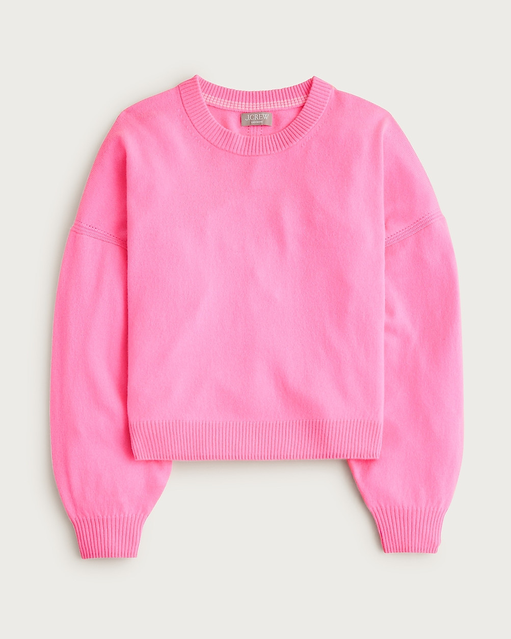 Cashmere blouson-sleeve sweater | J. Crew US
