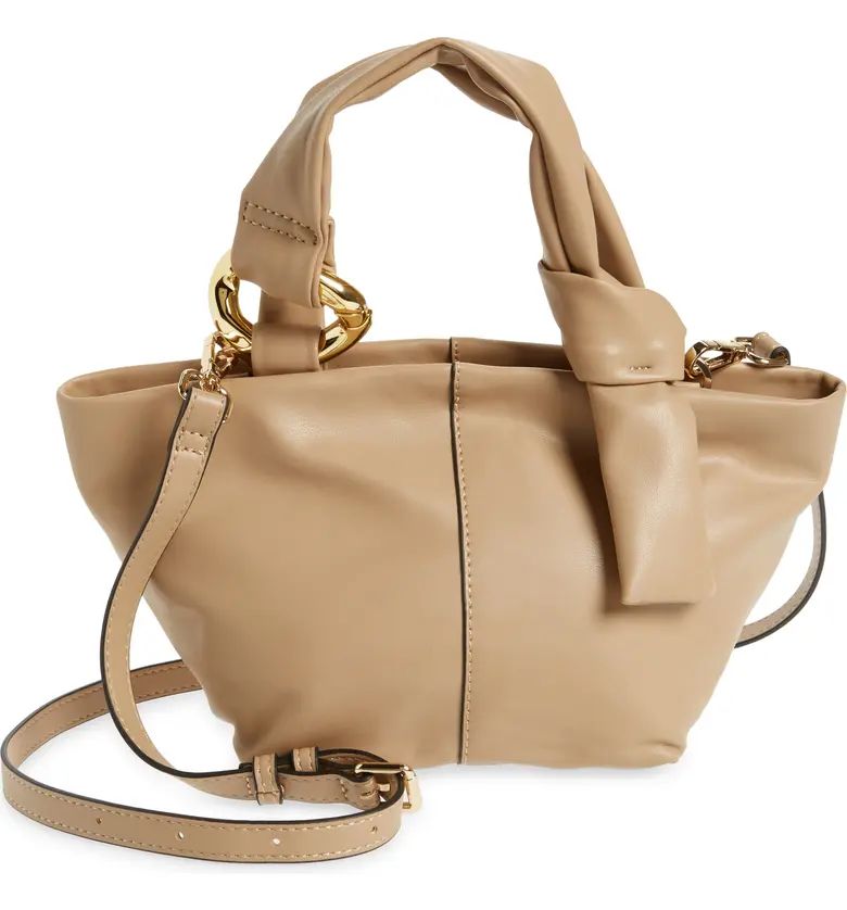 TOPSHOP Mini Buckle Strap Faux Leather Tote Bag | Nordstrom | Nordstrom