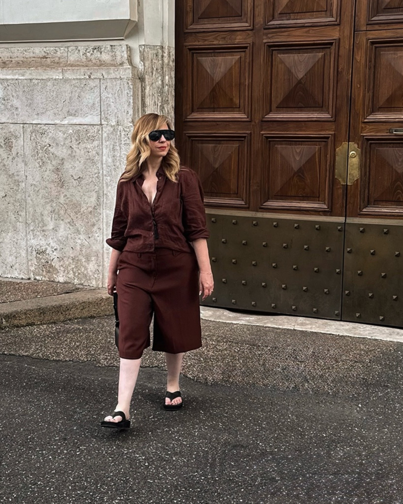 Bermuda shorts and linen shirt look for summer season

#LTKitalia #LTKsummer #LTKeurope