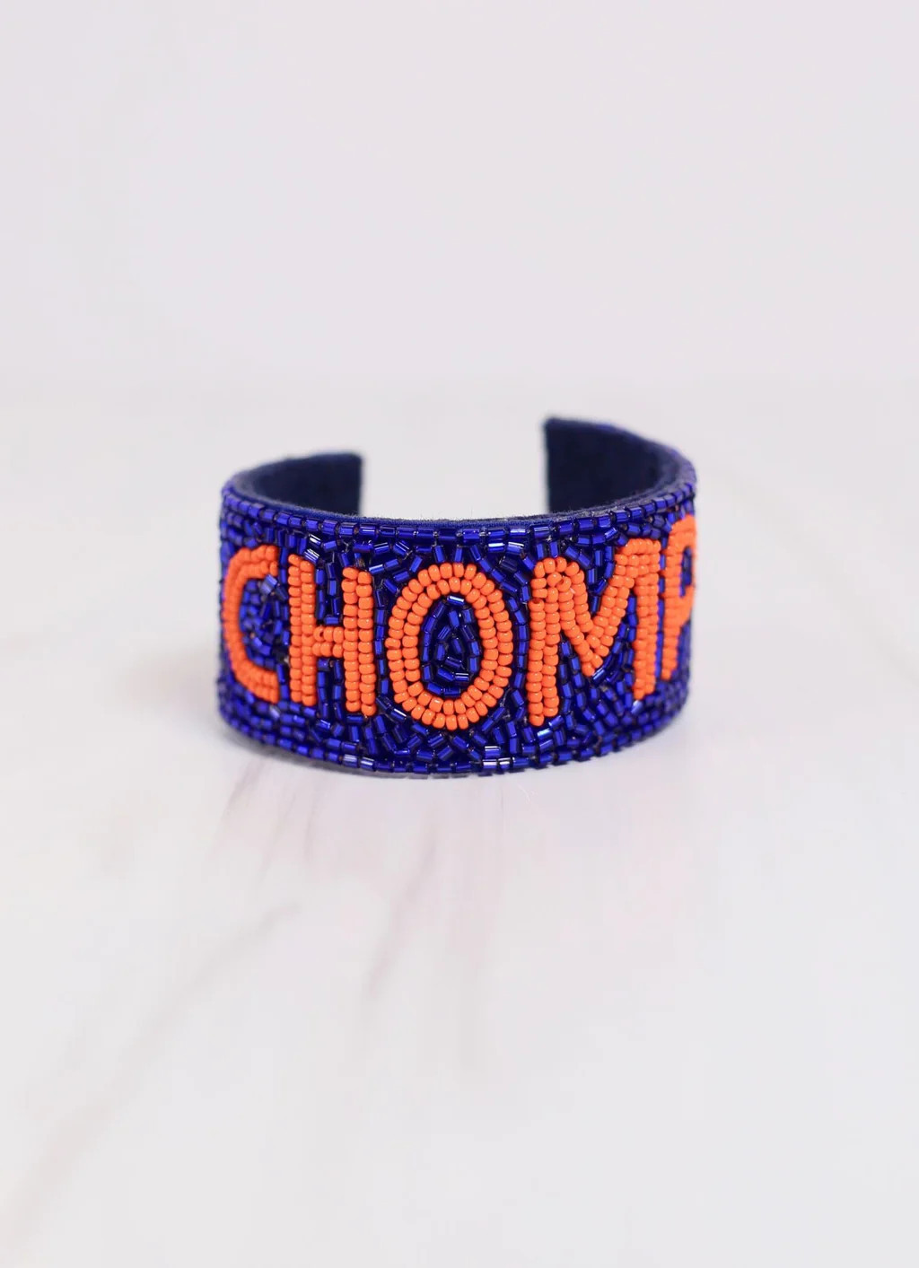 Chomp Beaded Cuff Bracelet ROYAL BLUE | Caroline Hill