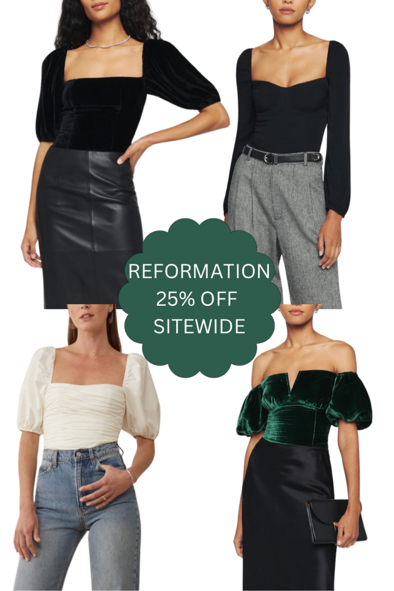 Reformation tops 25% off 

#LTKsalealert