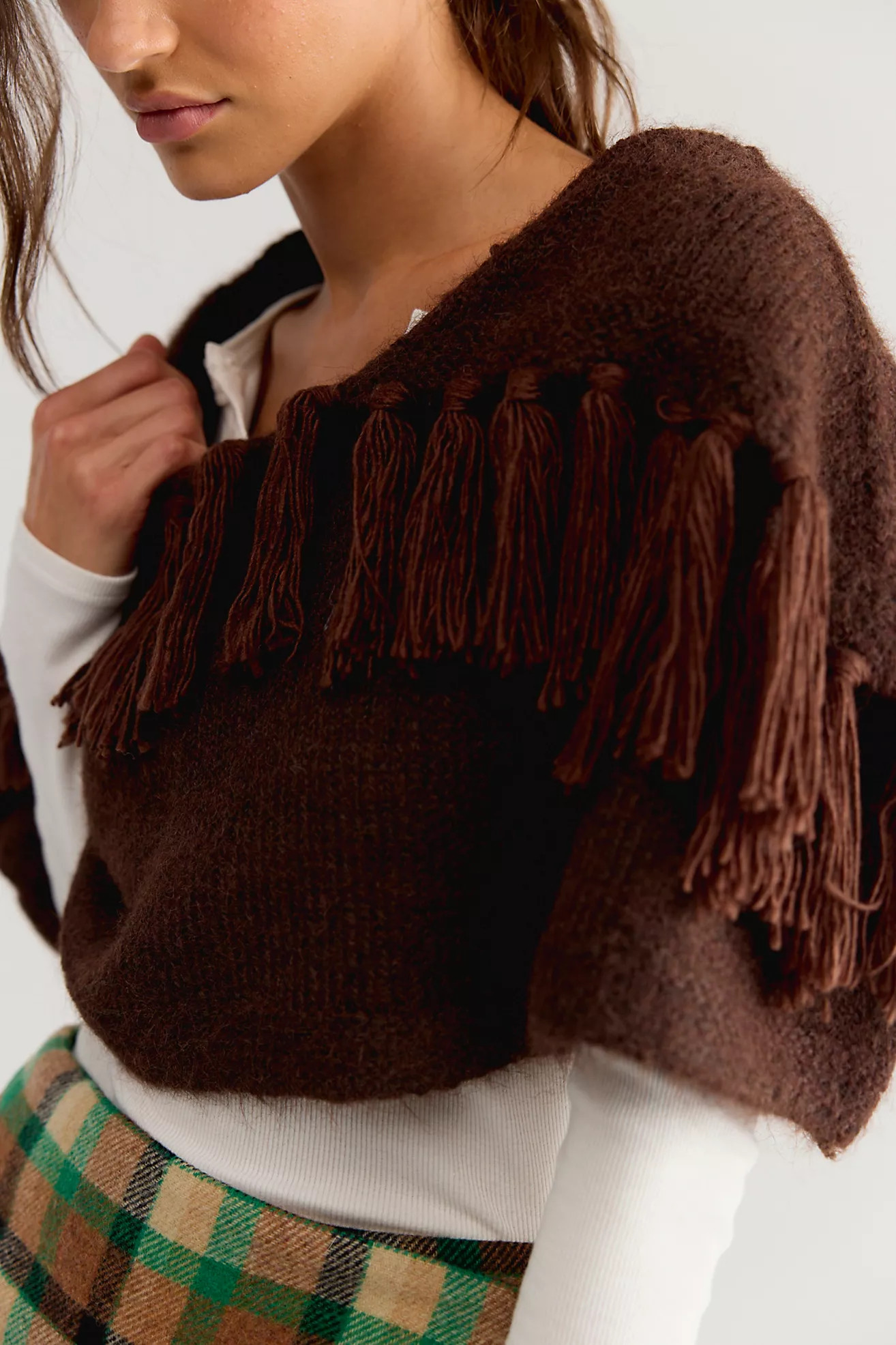 Cabin Fever Fringe Capelet | Free People (Global - UK&FR Excluded)