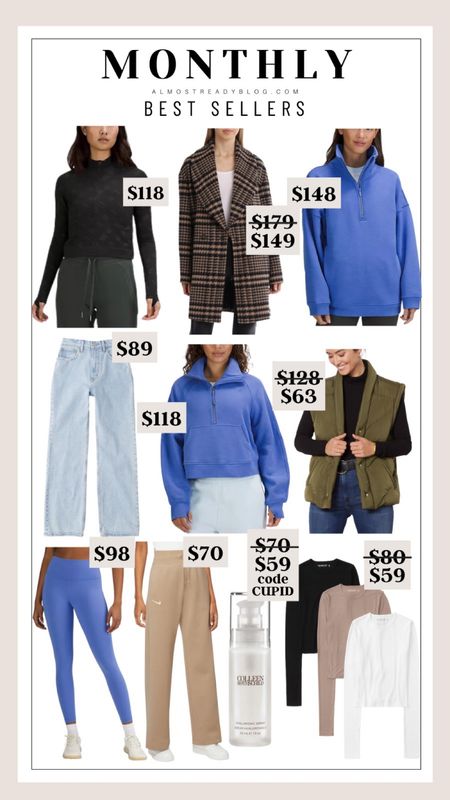 Monthly best sellers winter coat lululemon puffer vest colleen rothschild 15% off code CUPID 

#LTKsalealert #LTKunder50 #LTKunder100