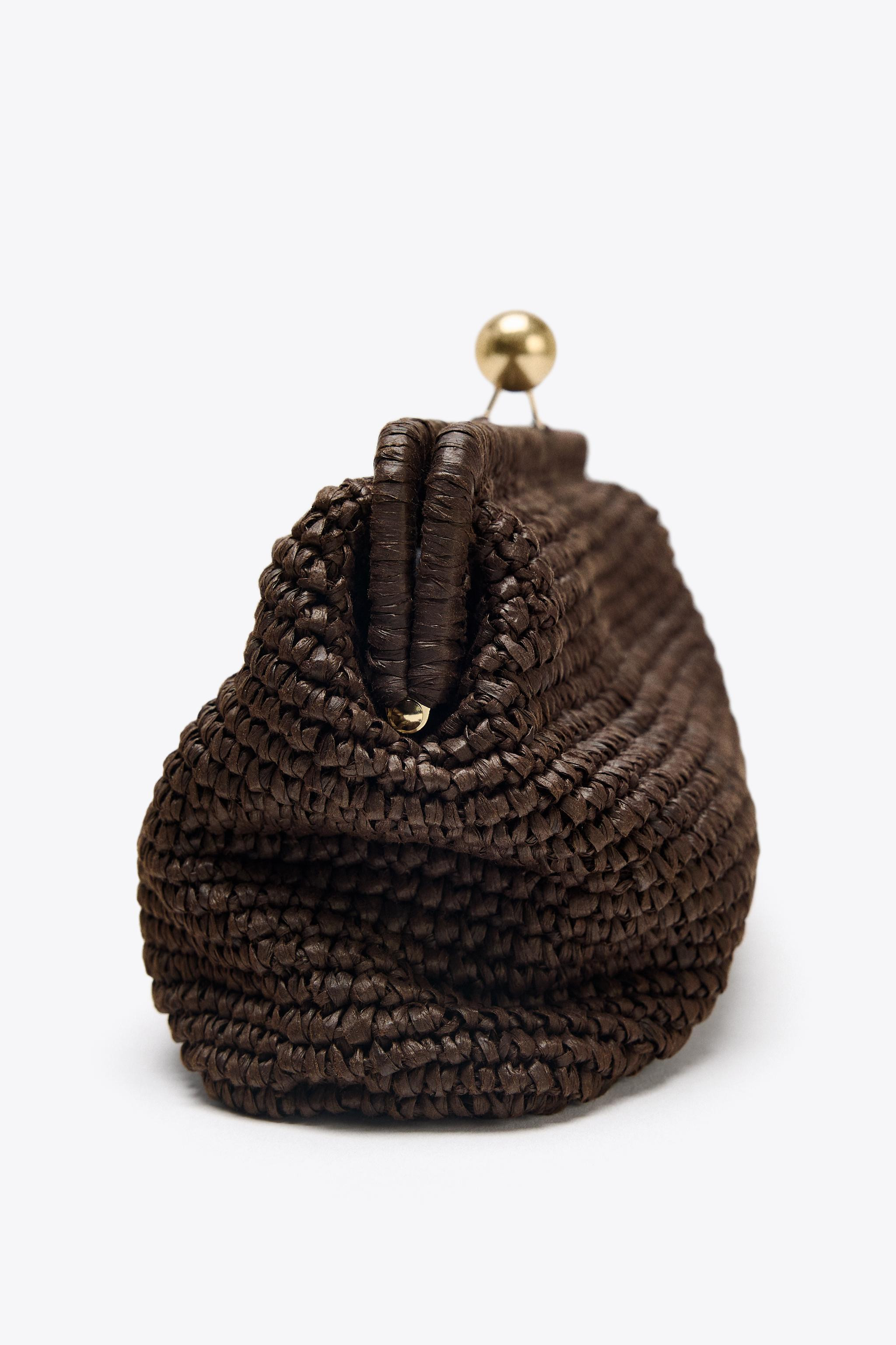 WOVEN CLUTCH BAG | Zara US