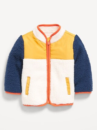 Sherpa Zip-Front Jacket for Baby | Old Navy (US)