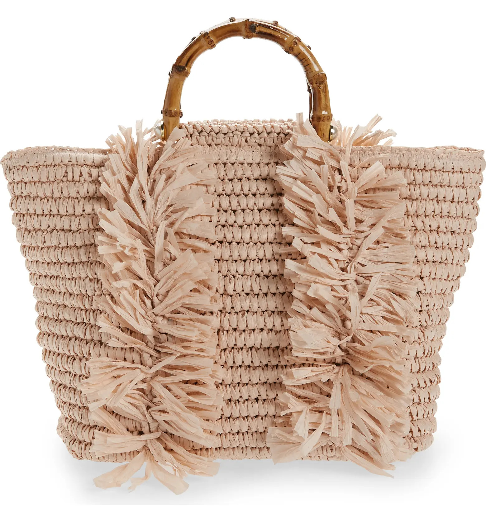 btb Los Angeles Rose Crochet Straw Tote | Nordstrom | Nordstrom