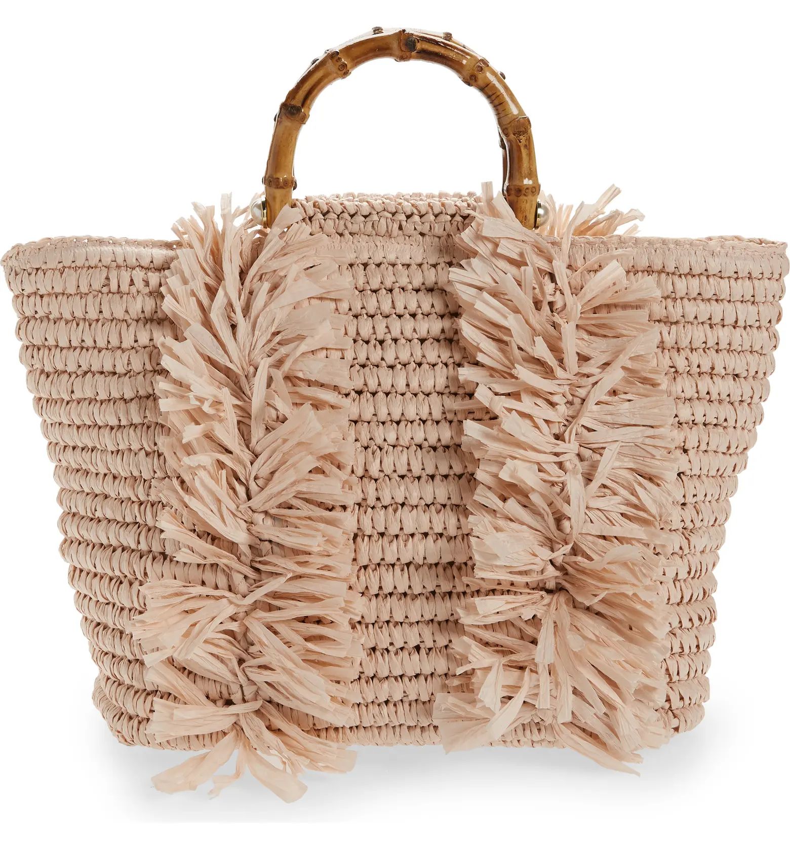 Rose Crochet Straw Tote | Nordstrom