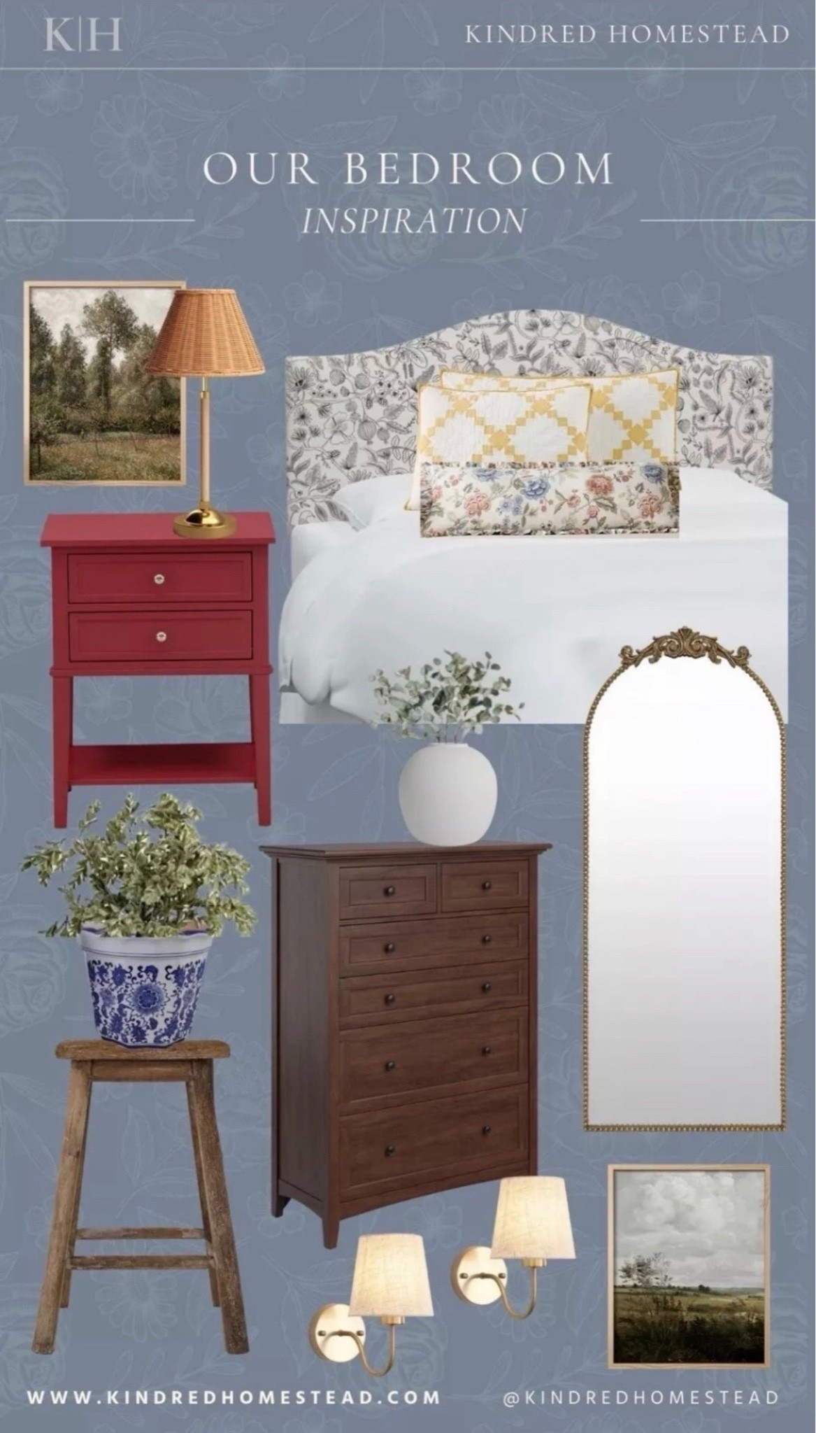 Our primary bedroom inspiration!
