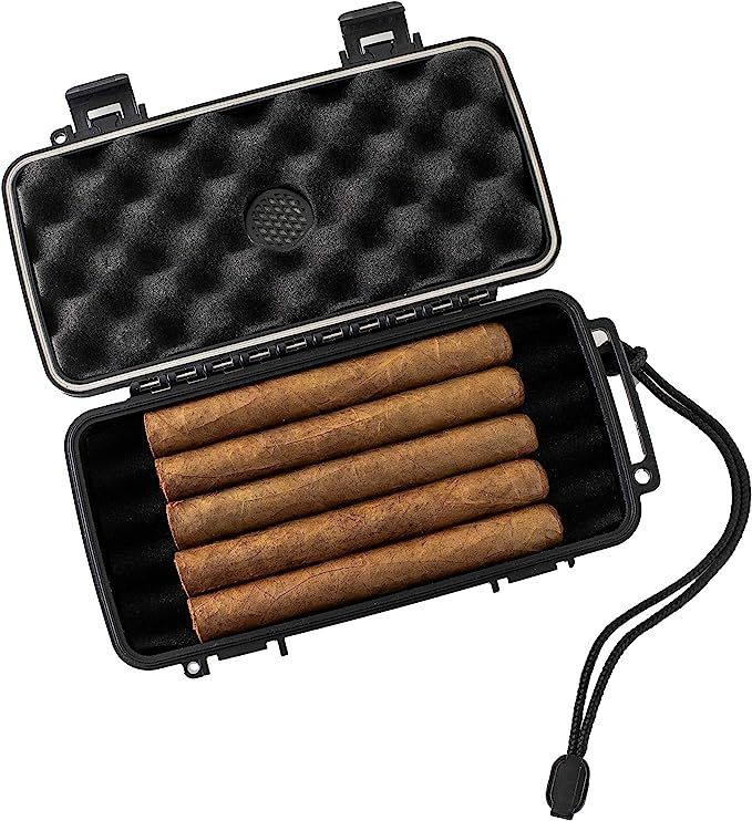 Pardo Cigar Humidors with Built-in Humidifier Disc - Airtight, Waterproof & Durable Humidor Cigar... | Amazon (US)