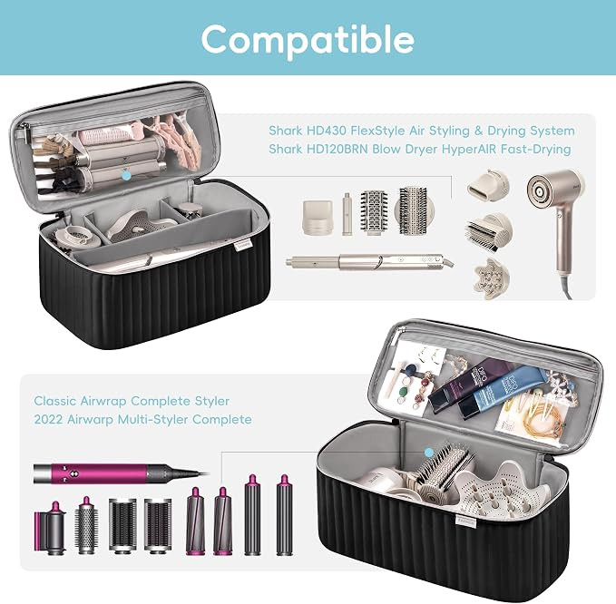 Travel Carrying Case for Hair Dryer Shark Flexstyle Dyson Airwrap Brush Hair Accessories Tools St... | Amazon (US)