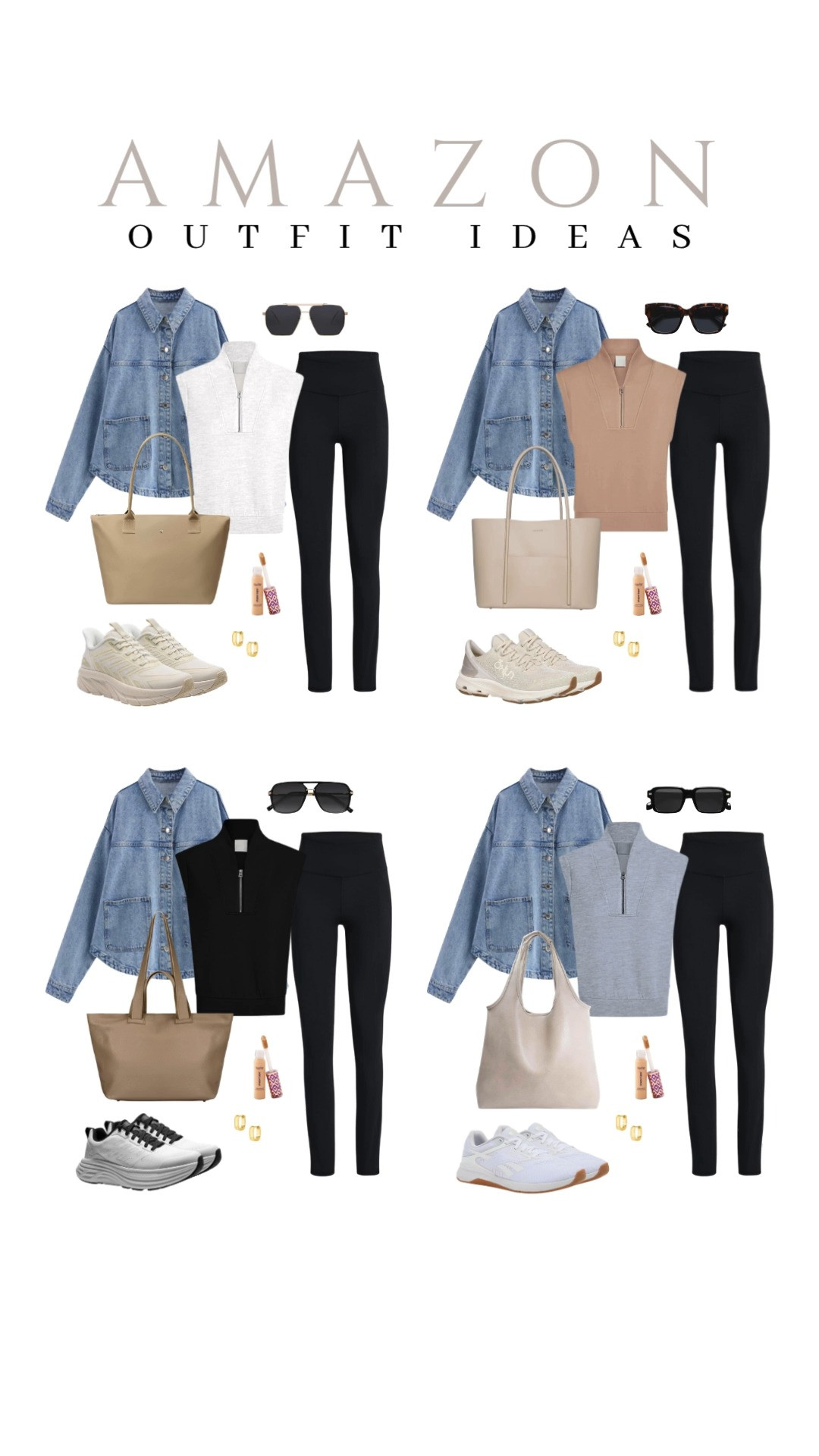 Wondering what top to wear with your buttery-soft leggings? Here are five outfits that have five different vibes. 

 #LTKSeasonal #LTKSaleAlert