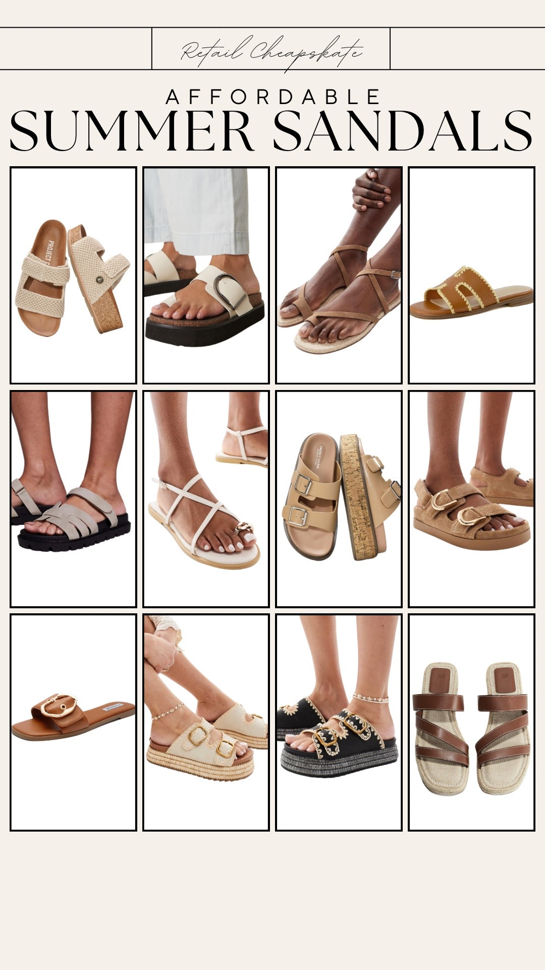 Affordable summer sandals for women!

#LTKFindsUnder50 #LTKStyleTip #LTKShoeCrush