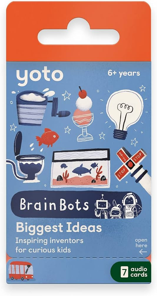 Yoto BrainBots: Biggest Ideas – 7 Audio Cards for Use with Player & Mini All-in-1 Audio Device,... | Amazon (US)