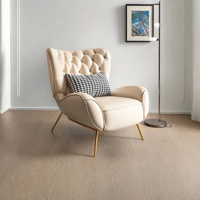 Luxe Faux Leather Accent Chair with Comfort Design | Wayfair North America