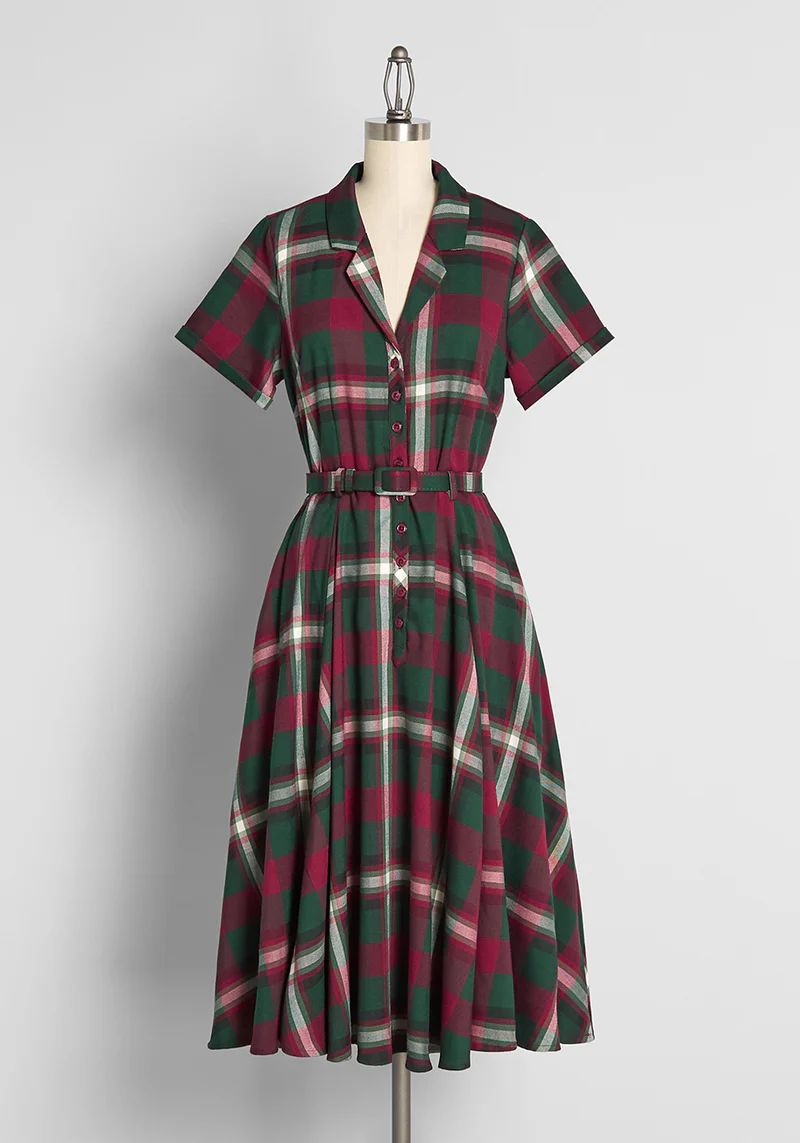 Check Off the Holiday List Swing Dress | ModCloth