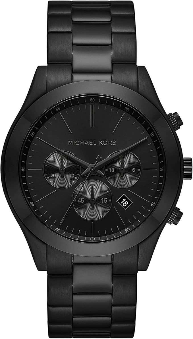 Michael Kors Oversized Slim Runway Men's Watch, Stainless Steel Watch for Men | Amazon (US)