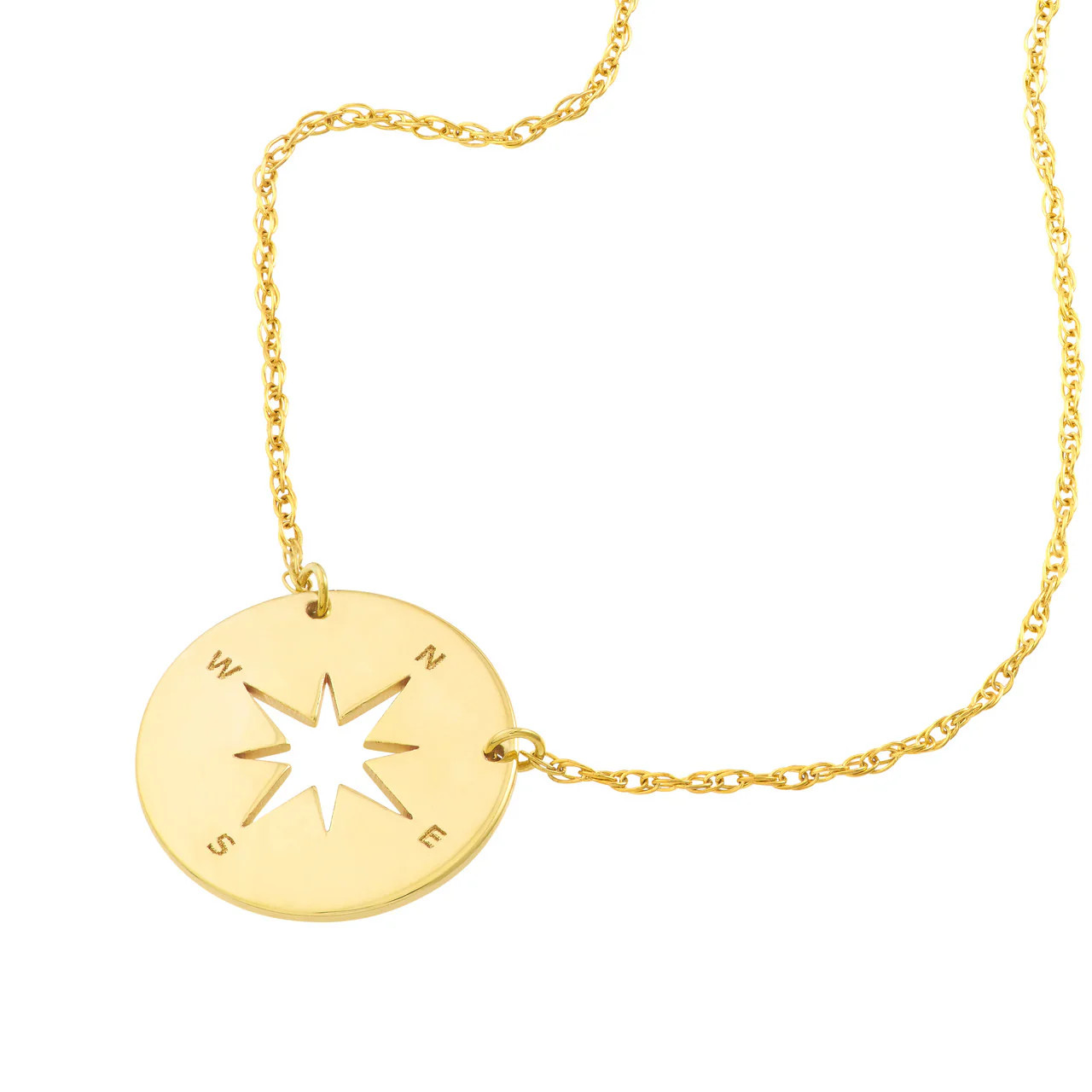 Mini Compass Necklace | The Goldn Company