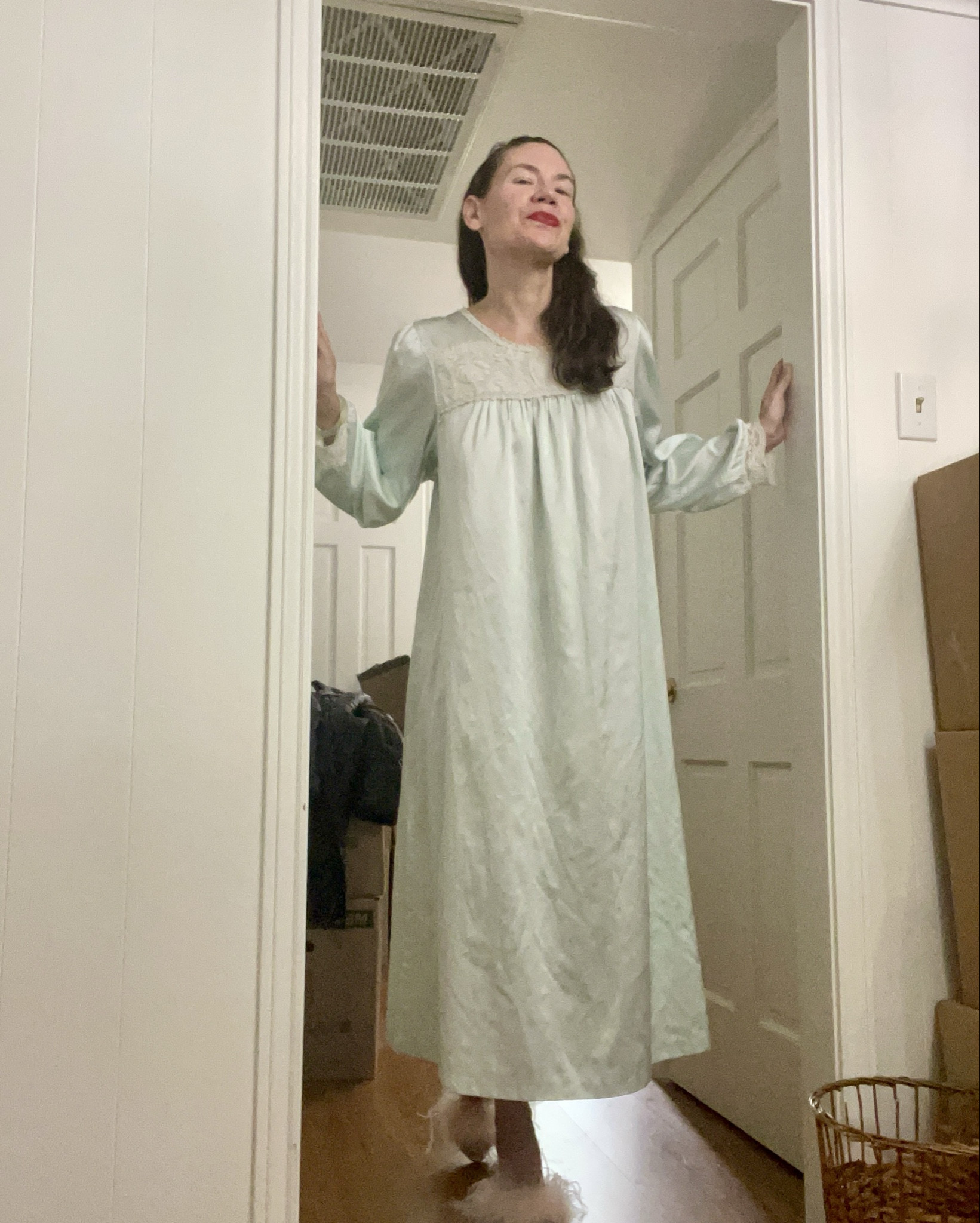 Them: you stayed in a nightgown all day?
Me: I stayed in Dior all day 

Love it when those two things are the same (aka vintage #dior nightgowns make the perfect day dress!) 
#investmentpiece 

#LTKSeasonal #LTKStyleTip #LTKOver40