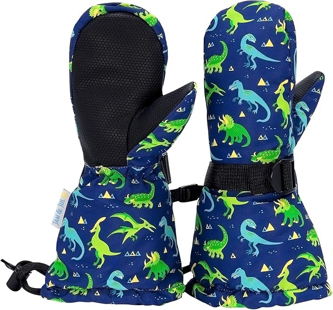 JAN & JUL Mittens for Baby Toddler Kids, Waterproof Winter Gloves for Boys | Amazon (US)