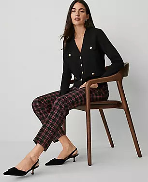 The Eva Ankle Pant in Plaid | Ann Taylor (US)