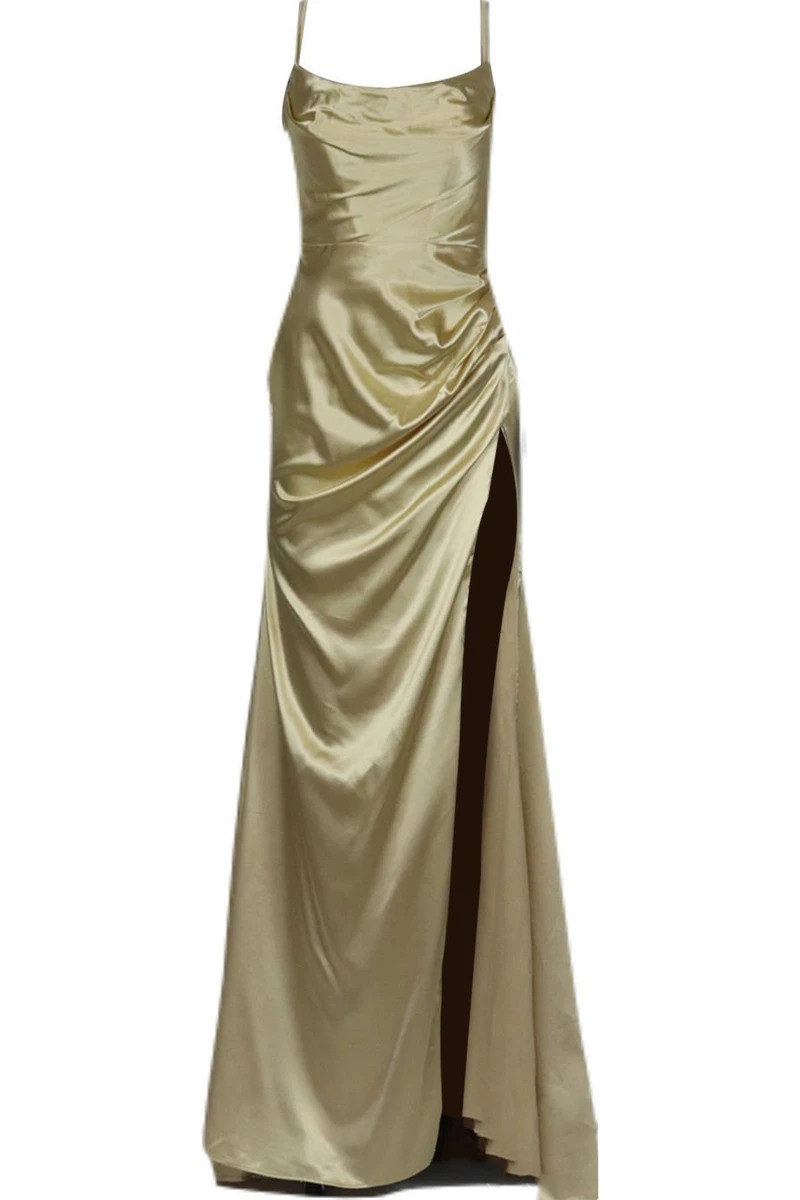 TO THE NINES OPEN BACK DRAPED SATIN GOWN UK 10 | eBay UK