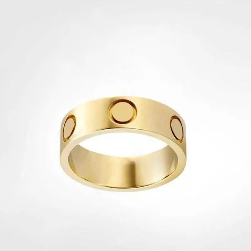 New Love Ring Luxury Jewelry Gold Rings For Women Titanium Steel Alloy Gold-Plated Process Fashio... | DHGate