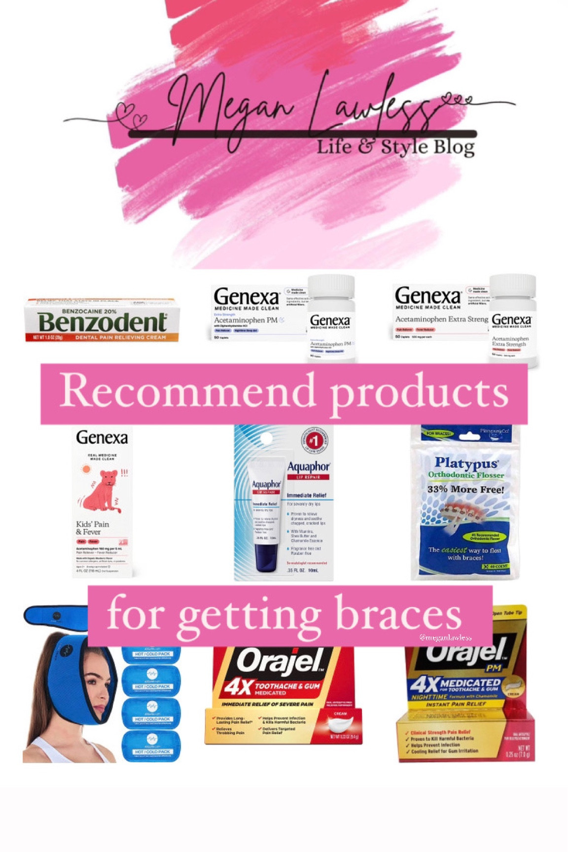 Braces / dental work / teething / gums / teeth / tooth pain / wisdom teeth / pain reliever 

#LTKkids #LTKfamily