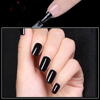 Vishine 15ml No Wipe Top Coat Base Coat Soak off UV LED Drying Long Lasting Shiny Nail Varnish Se... | Amazon (US)