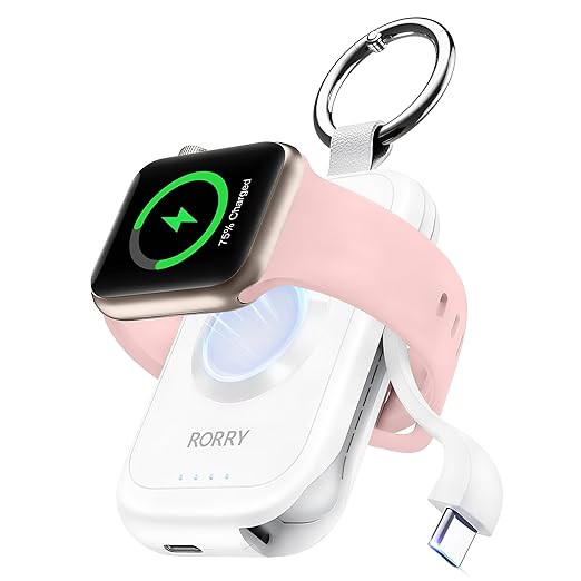 RORRY Portable Charger for Apple Watch Series 10, 2500mAh Fast Charging for iWatch Charger, Trave... | Amazon (US)