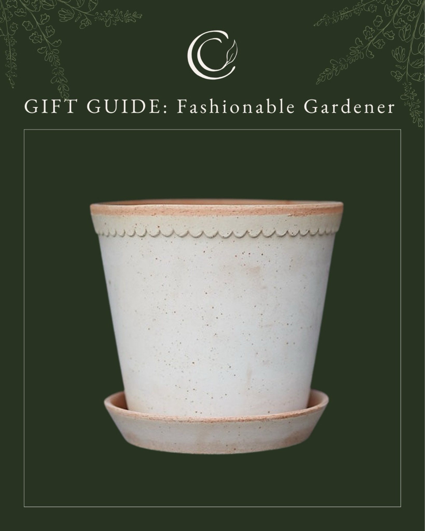 Flower pot with scalloped detail

#LTKSeasonal #LTKhome #LTKGiftGuide