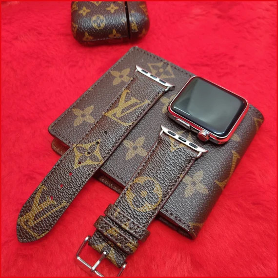 Repurposed Handmade apple watch strap leather for Series 1 2 3 4 5 6 SE in sizes 38mm 40mm 42mm 4... | Etsy (US)