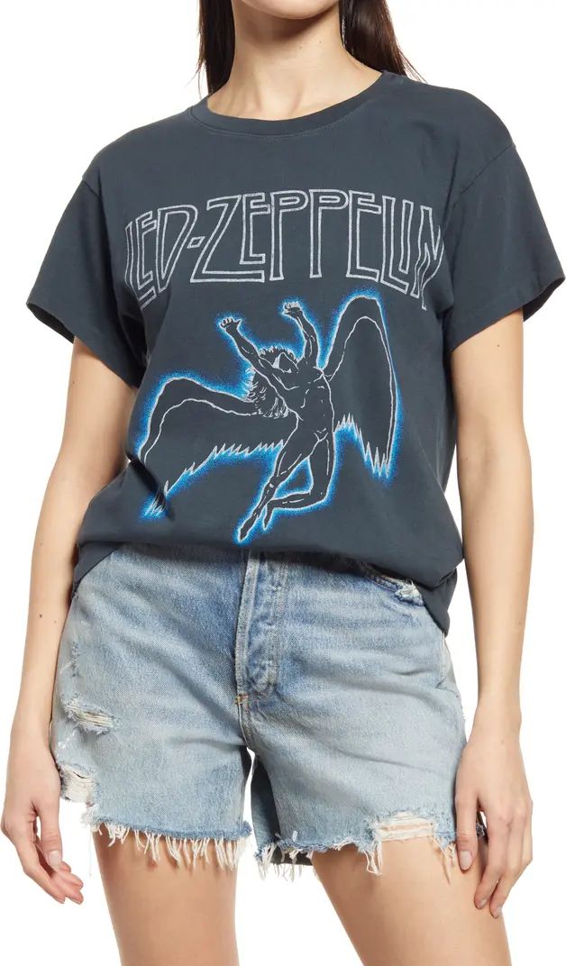 Daydreamer Women's Led Zeppelin Icarus Cotton Graphic Tee | Nordstrom | Nordstrom