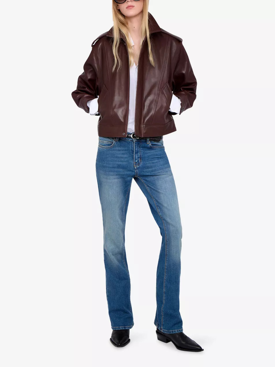 Kimo Leather Jacket | Selfridges