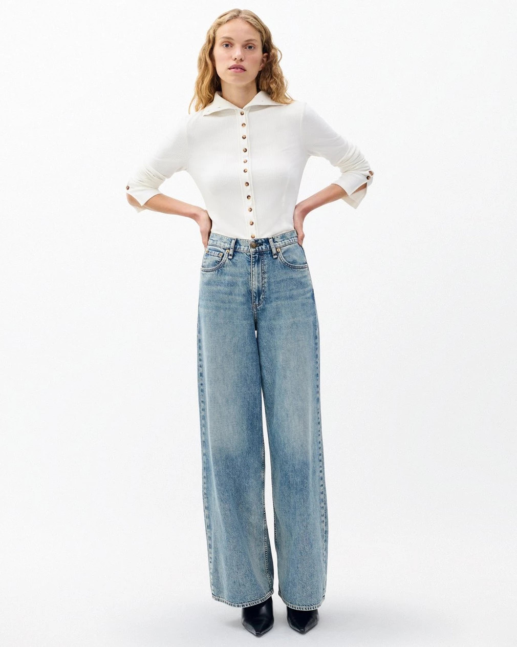 Sofie Wide-Leg Jeans | rag & bone
