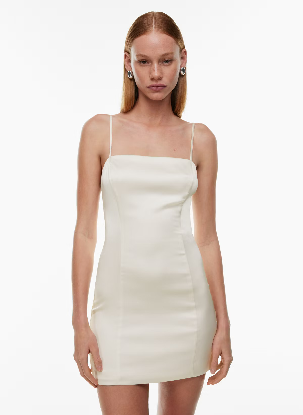 SHIMMER SATIN DRESS | Aritzia