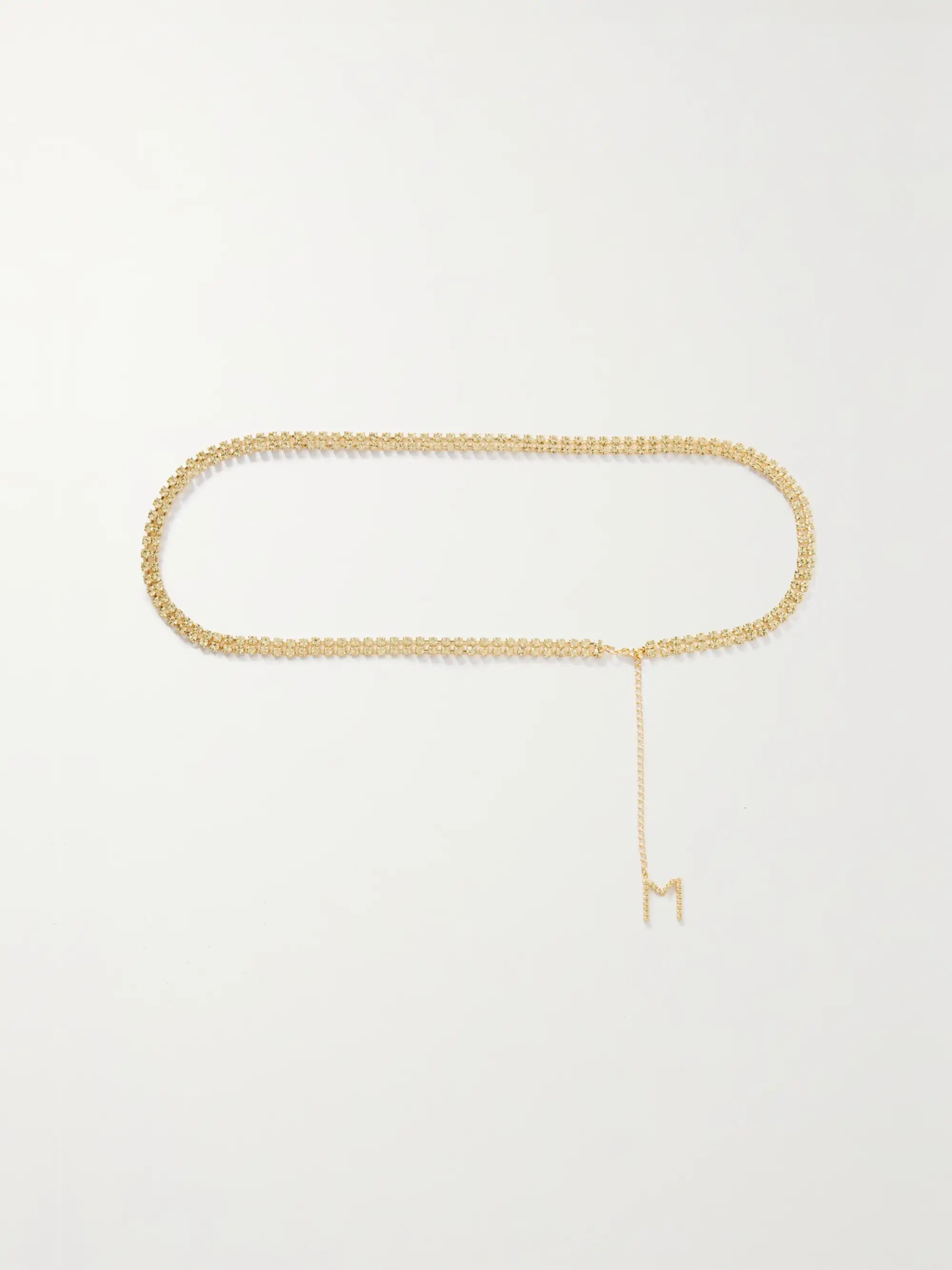 Crystal-embellished gold-tone waist belt | NET-A-PORTER (US)