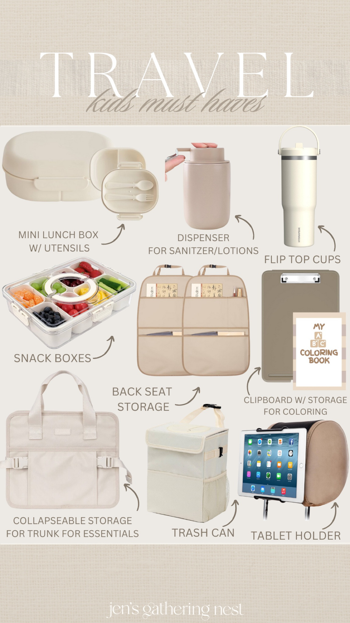 Kids travel must haves 🤍

#travel #travelfinds #travelessentials #amazon #amazontravel #organization #carhacks #kidstravel #kidsessentials

#LTKFindsUnder50 #LTKTravel #LTKKids