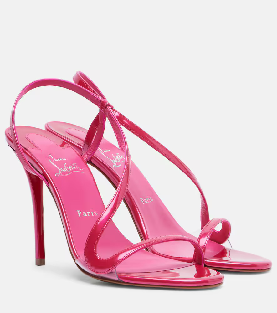 Christian Louboutin Rosa Z 100 patent leather sandals | Mytheresa (US/CA)