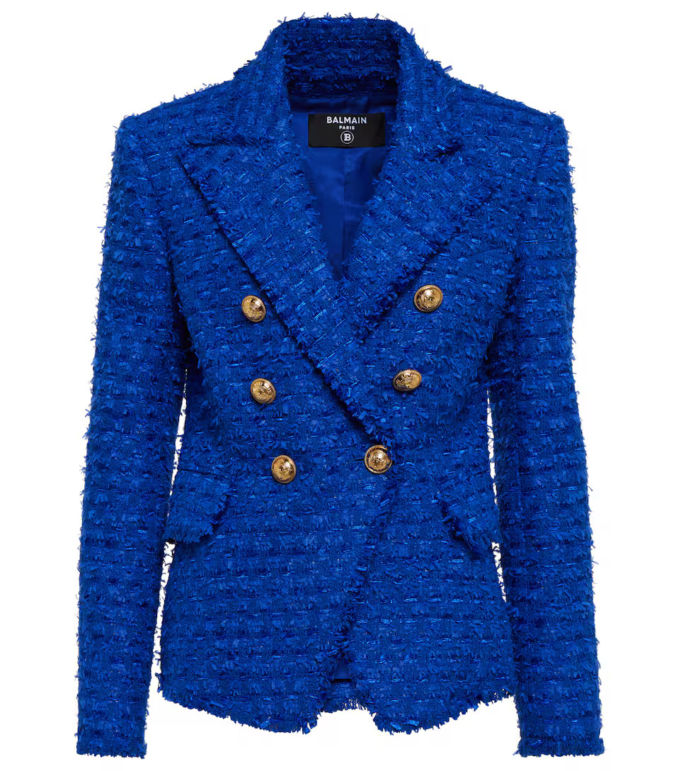 Double-breasted tweed blazer | Mytheresa (US/CA)