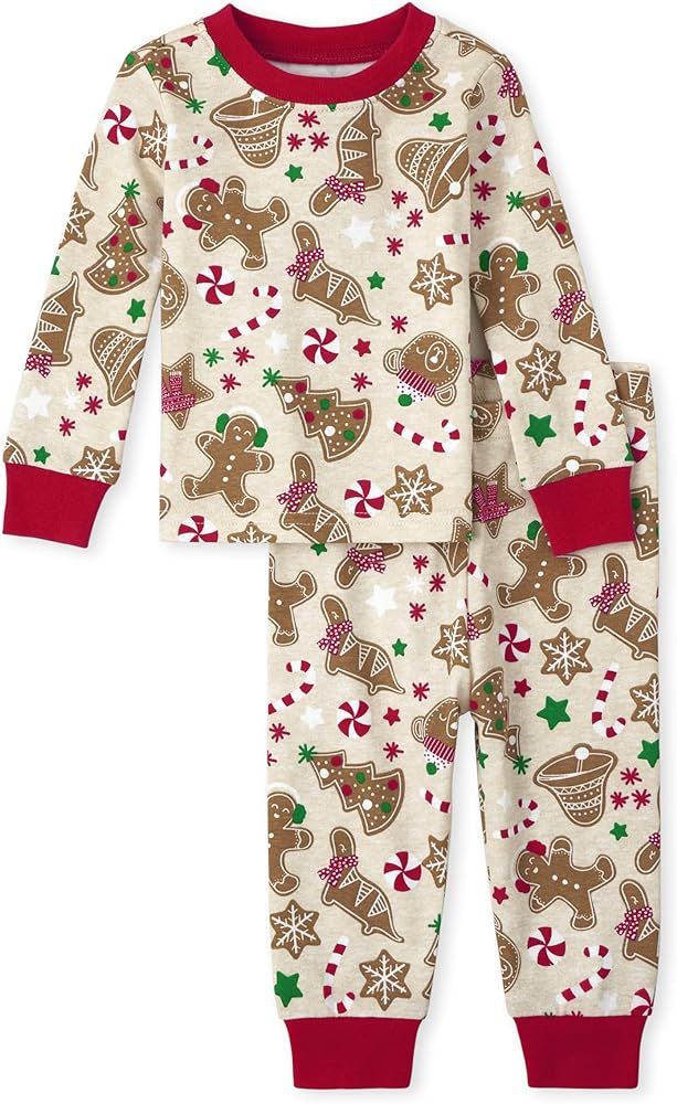 The Children's Place Baby And Kids', Sibling Matching Christmas Pajama Sets, Cotton | Amazon (US)