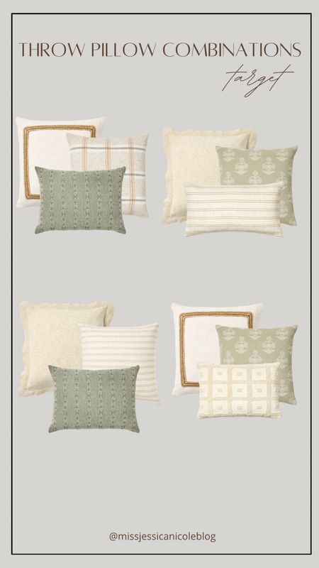 Target home decor, throw pillows, plaid throw pillow, green throw pillows, home design inspiration, couch pillows 

#LTKhome #LTKfindsunder50 #LTKstyletip