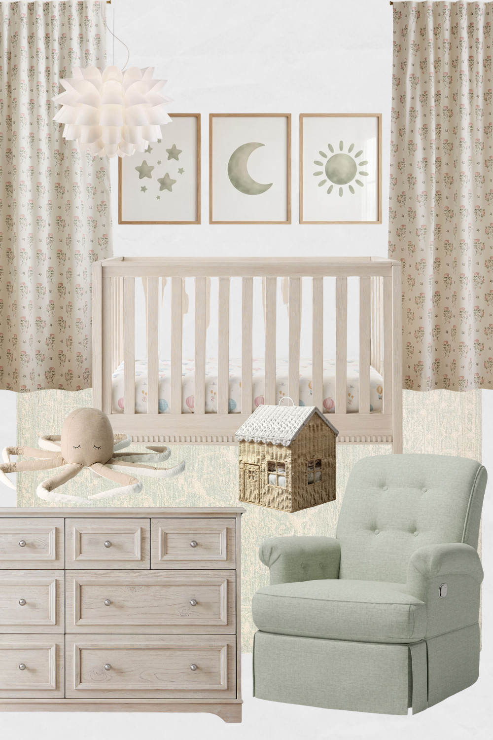 Sea Green Nursery Moodboard, Cute Nursery Design Ideas, Cute Nursery Decor, Gender-Neutral Nursery Decor, Sage Green Nursery Design Ideas, Cute Playroom Design, Crib

#nursery #nurserymoodboard #nurserydesign #nurserydecor #sagegreennursery #seagreennursery #playroom 

 #LTKHome #LTKSaleAlert #LTKBaby