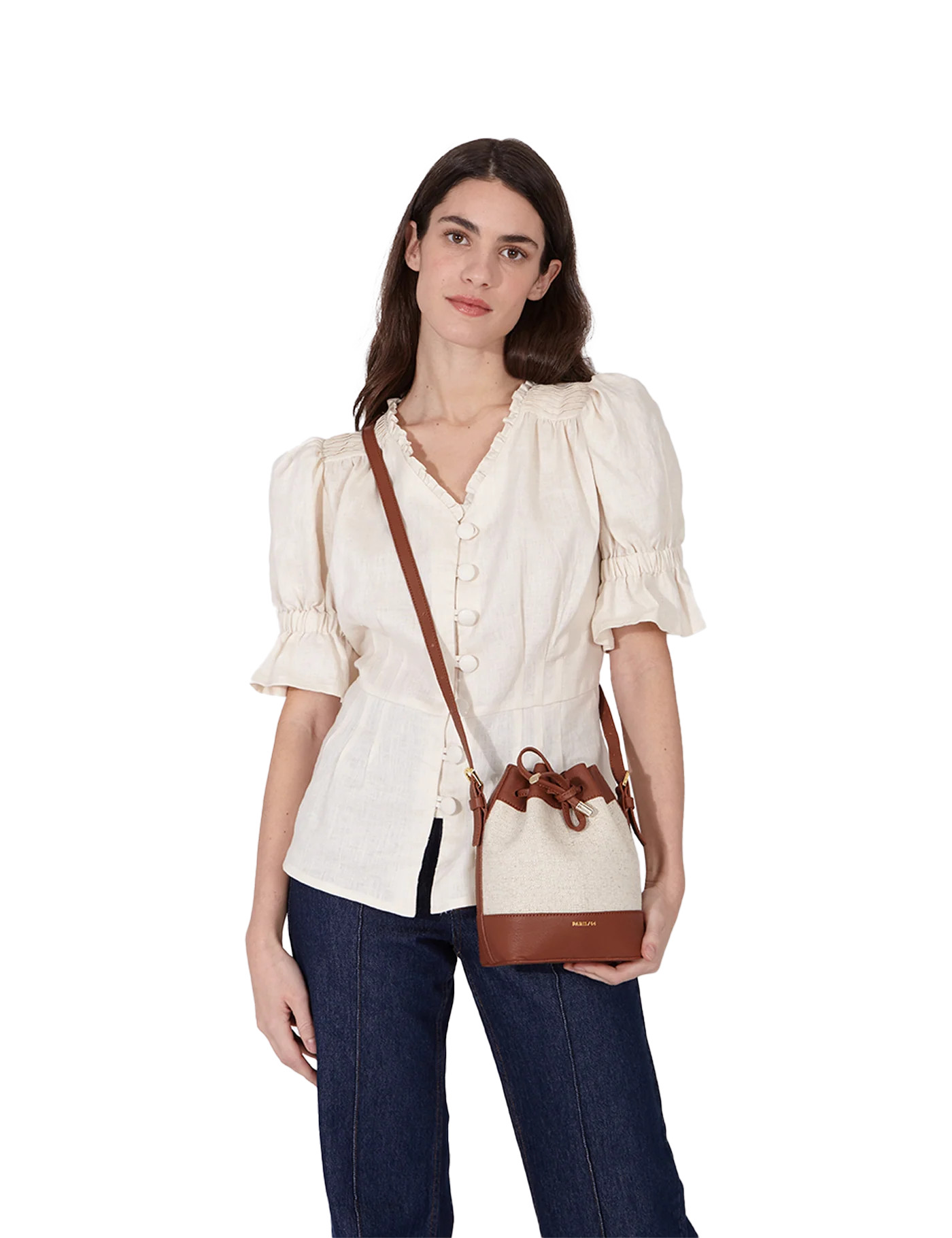 Baby Always Rafia & Chocolate Bag by PARIS/64 | PARIS/64