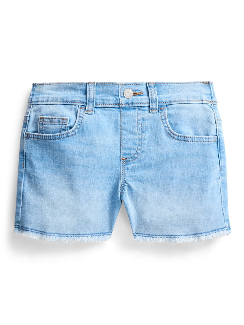 Wonder Nation Girls Denim Shorts, Sizes 4-18 & Plus | Walmart (US)