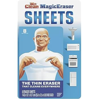 Mr. Clean 24376040 Mr Clean Magic Eraser Sheets Original 1-Pack (90618) | Amazon (US)